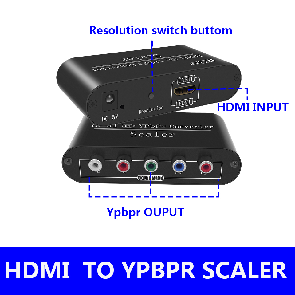 1080P HDMI naar component Ypbp - Scart To Hdmi recensie en prijs